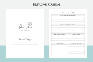 Self Love Journal Kdp Interior