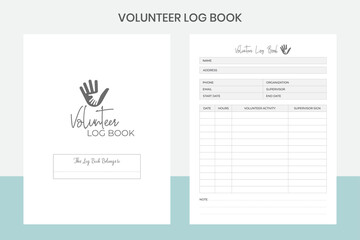 Volunteer Log Book Kdp Interior