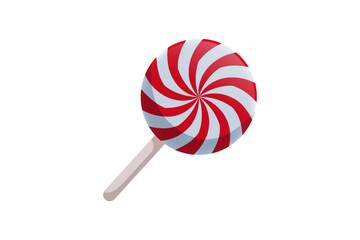 Sweet Lollipop Christmas Candy Sticker