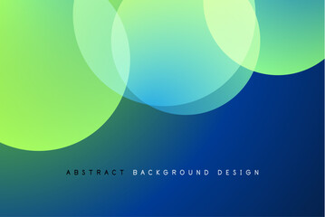 Abstract tech circles vector background, technology digital bubbles