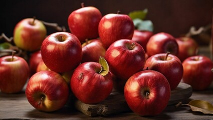 red apples