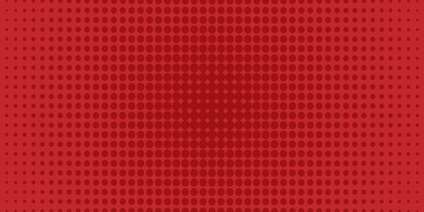 Abstract gradient red with halftone dots background