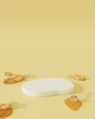 Honey, a premium product showcase stand	