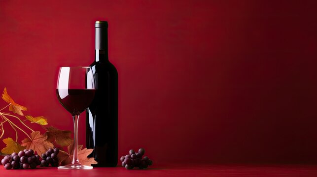 Red Wine Presentation. Generative AI