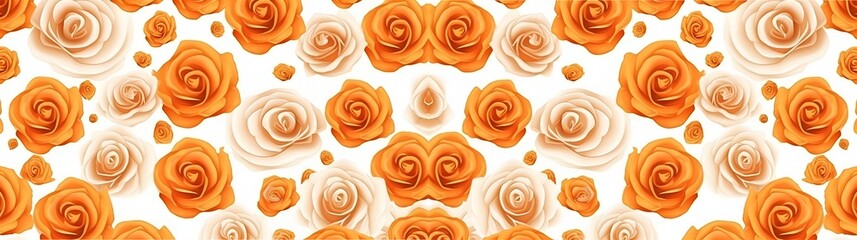 Orange Rose  PATTERN background