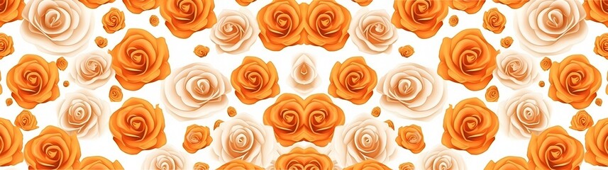 Orange Rose  PATTERN background