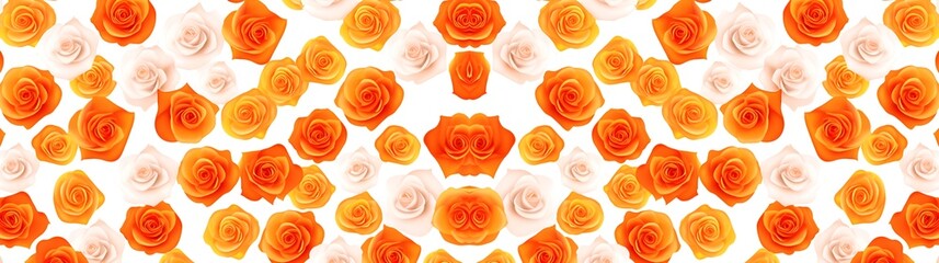 Orange Rose  PATTERN background