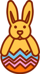 Happy Easter day design element
