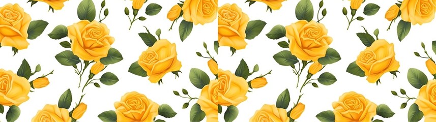 Yellow Rose  PATTERN Background 
