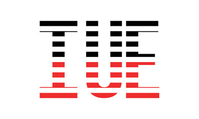 IUE three initial letter iconic line negative space minimal logo design vector template. monogram, abstract, wordmark, business, typography, minimalist, brand, company, flat, modern, unique, simple