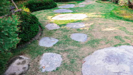 garden zen rock grass design wzbisabi.