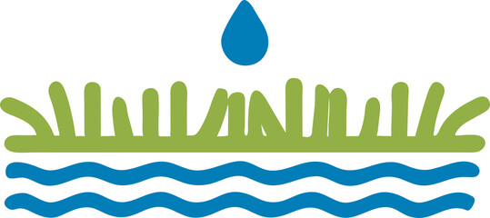 World wetlands day element, world wetlands day decoration, earth day