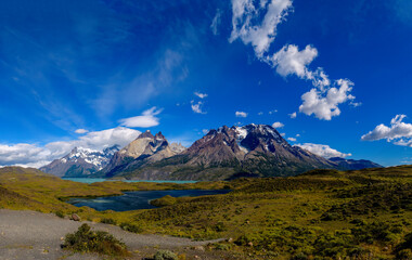 Fototapeta premium Salto Grande, Torres del Paine National Park, Chile