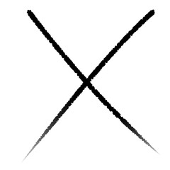 hand write pencil alphabet letter X png file transparent background element lettering © DLC