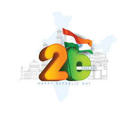 Happy Republic Day of India 26th January