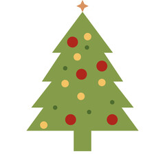 abstract christmas tree