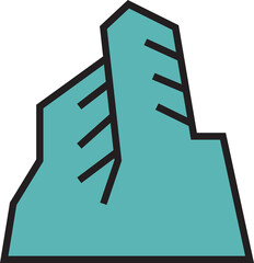 Mountain Icon Illustration
