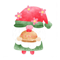 Cherry day dessert,candy,pie,cupcakes and gnomes for cherry day 