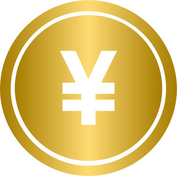 recommend clip art: Golden Yen currency coin