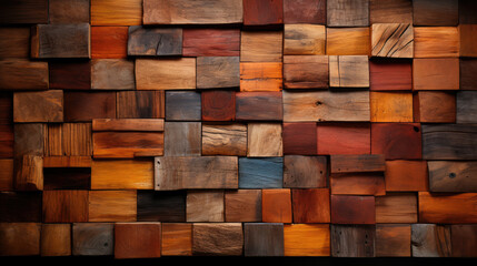 Burnt Sienna Cedar - Rustic Uninterrupted Pattern