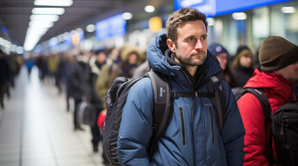 Fototapeta premium Train station