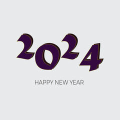 Happy new year Text effect 2024