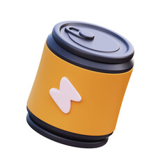 Energy Drink 3d Illustration Image