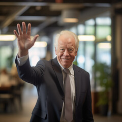 portrait of senior professional