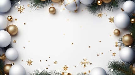 Happy New Year/Merry Christmas Decoration Background