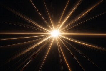 abstract of lighting for background. digital lens flare in dark background