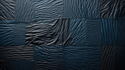 Midnight Veneer: A Deep Blue Textural Journey