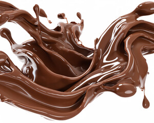 液状のチョコレート　AI画像