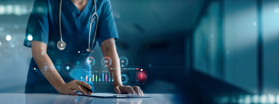 Healthcare and medical, Doctor diagnosis of patient data and record working professional, Medical service to solve people health, Science, research and development.