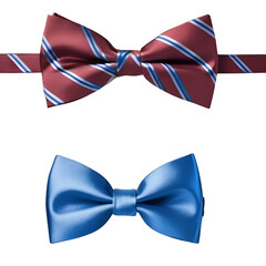 Beautiful blue bow style