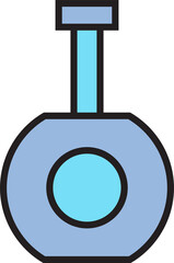 Alcohol Bottle Icon Illustration
