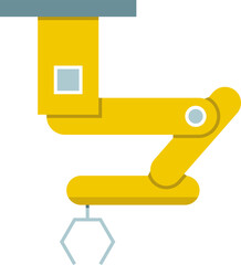 Manufacturing Robotic Arm Icon
