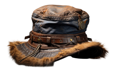 Embracing the Elements with the Stylish Trapper Hat for Outdoor Explorations on White or PNG Transparent Background