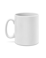 blank white ceramic mug for branding design mock-up