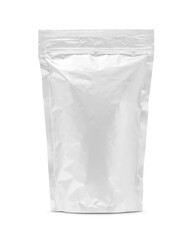 blank packaging aluminum foil zipper bag pouch for product design mock-up - 697966096