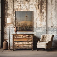Rustic interiors and the beauty of aged furniture