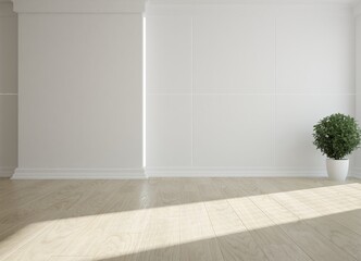 Modern interior design. 3D illustration