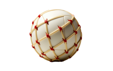 Tchoukball Thrills Fast Paced Action on the Court on White or PNG Transparent Background