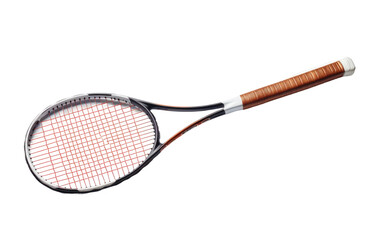 Precision in Play Mastering the Tennis Racket on White or PNG Transparent Background