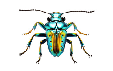 Fototapeta premium Camouflaged Hunters The World of Tiger Beetles on White or PNG Transparent Background