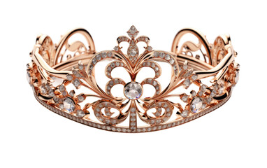 Elegance Enthroned The Timeless Tiara on White or PNG Transparent Background