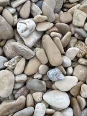 Sea stone on beach for background