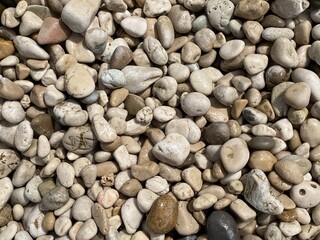 Sea stone on beach for background