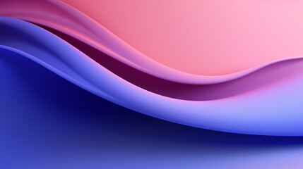 blue and pink abstract background with curves