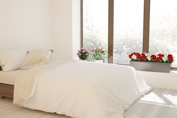 Modern interior design. 3D illustration