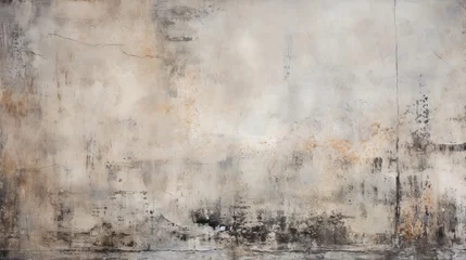 Foto op Canvas Empty Rough concrete loft wall texture Background © Natalia Klenova
